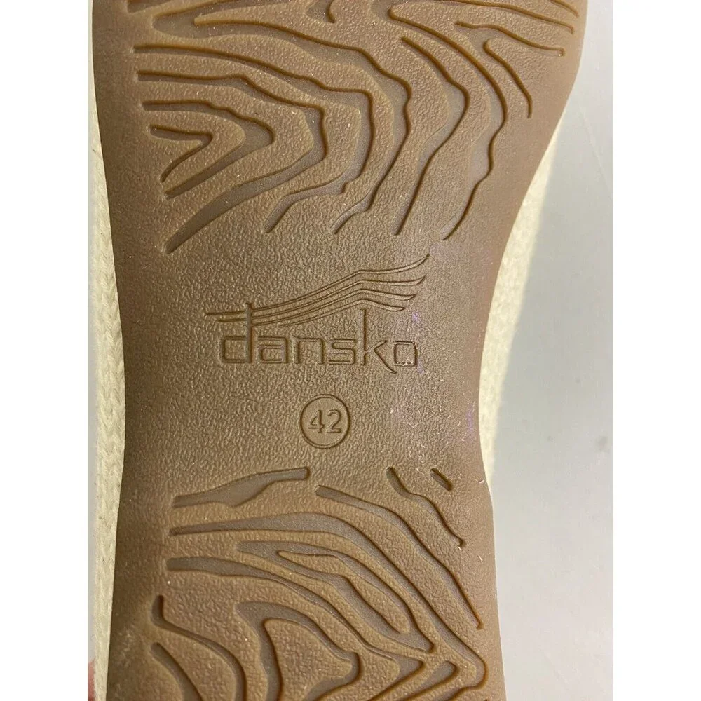 DANSKO Lesley Nubuck Slip-On Shoes Women's Size EU 42 (US 10-10.5) Green
